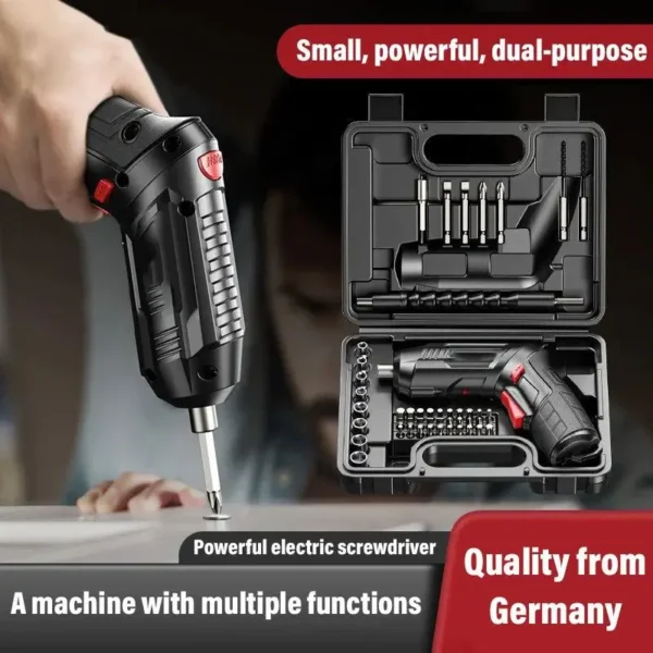 Tournevis électrique sans fil, batterie aste, impact injuste, perceuse sans fil