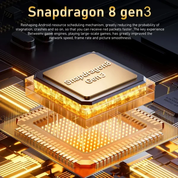 Smartphone M6 Pro, téléphone portable, 7.3 ", version globale, 16 Go + 1 To, Snapdragon 8 Gen 3, Android14, 50 + 108MP, 4G, 5G, tout neuf – Image 3