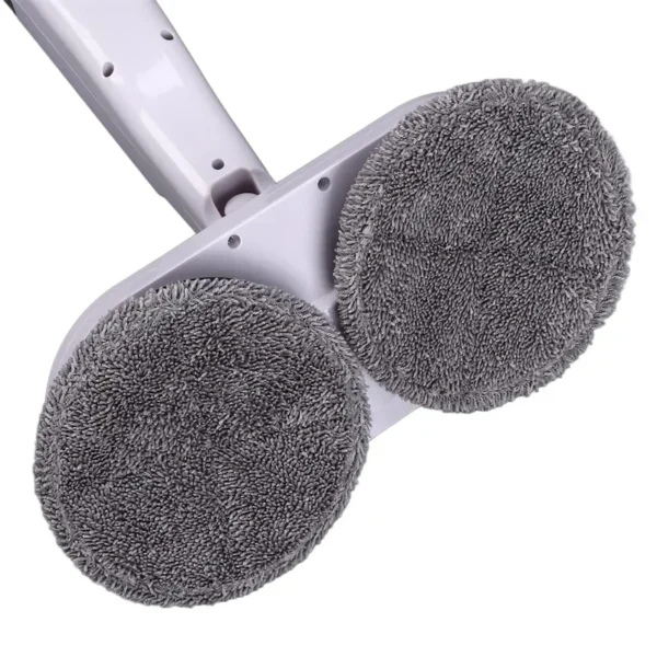 Nettoyeur de vadrouille électrique 2 en 1, automatique sans fil 360 ° Machine rotative d'épurateur de sol de fenêtres de porte de nettoyeur de maison humide et sec – Image 4