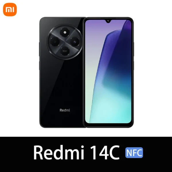 Xiaomi Redmi 14C NFC, smartphones, MediaTek Helio G81-Ultra, écran 6,88", 120 Hz, 50 MP AI double caméra