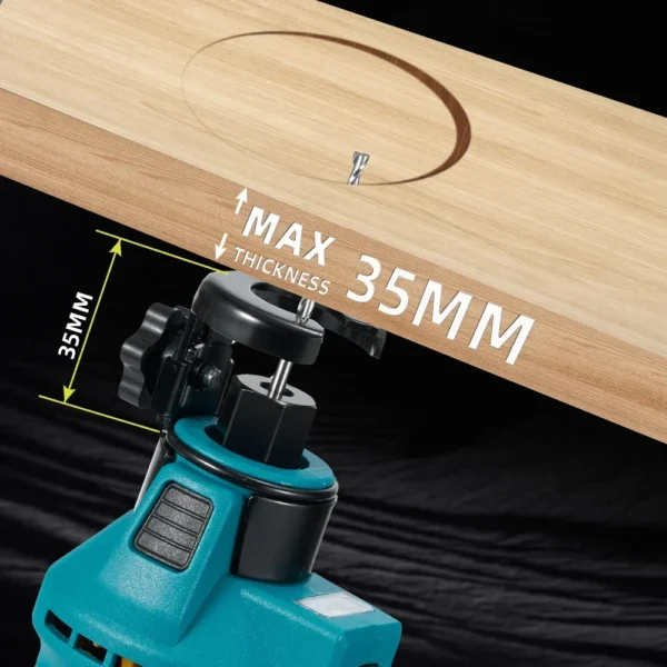 NEWBENY outil de découpe de cloisons sèches sans brosse sans fil 3 vitesses coupe efficace du bois cloisons sèches Sheetrock bois pour batterie Makita 18 V-21 V – Image 5