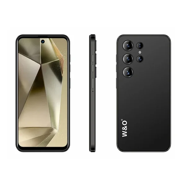 W & O X18 Smartphone Android 14 8GB RAM 128GB ROM téléphone portable 6.6 pouces HD double SIM 5200mAh 4G Battrey 13 + 26MP caméra téléphone portable – Image 2