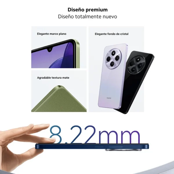 Xiaomi Redmi 14C NFC, smartphones, MediaTek Helio G81-Ultra, écran 6,88", 120 Hz, 50 MP AI double caméra – Image 3