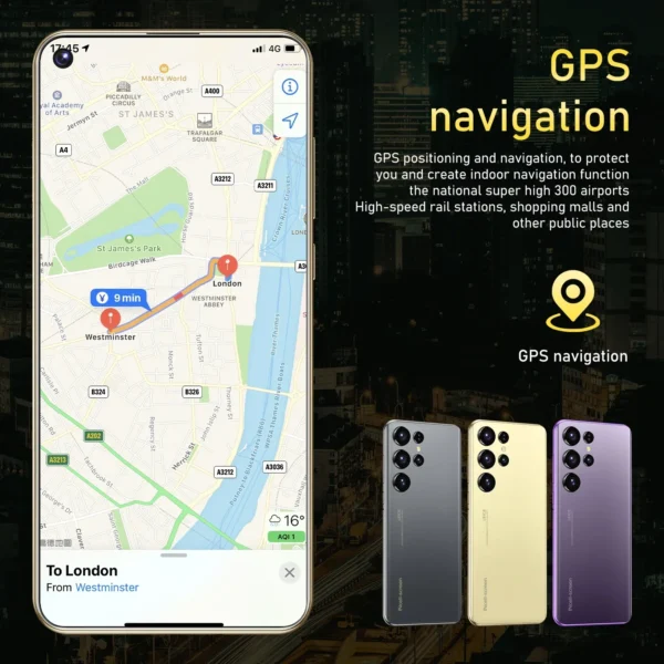Nouveau smartphone S25 5G 7.3 pouces haute définition Android14 Snapdragon 8gen3 10 cœurs téléphone double SIM 7800 mAh déverrouillage téléphones mobiles – Image 5
