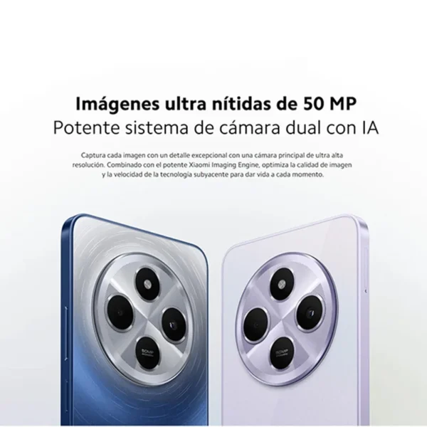 Xiaomi Redmi 14C NFC, smartphones, MediaTek Helio G81-Ultra, écran 6,88", 120 Hz, 50 MP AI double caméra – Image 4